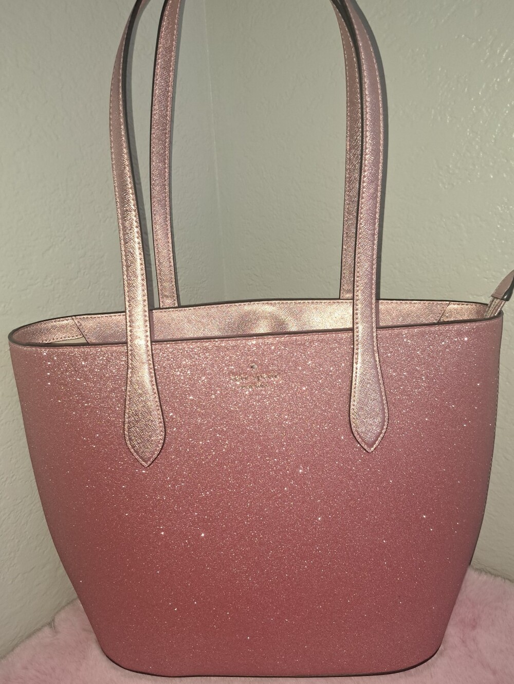 kate spade Pink Sparkle Tote Bag